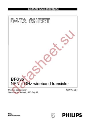 BFG35 T/R datasheet  